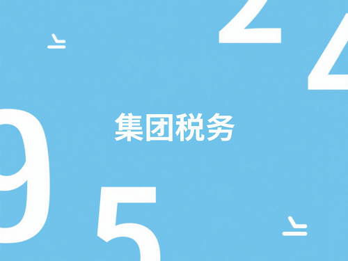 集团税务
